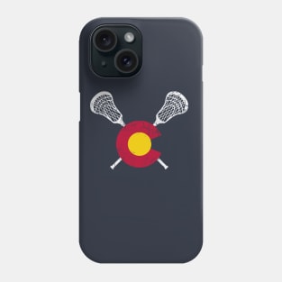 Colorado Lacrosse Flag LAX Phone Case