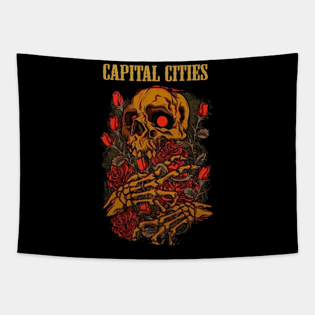 CAPITAL CITIES BAND Tapestry by Angelic Cyberpunk