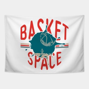 Basketball Space Tapestry