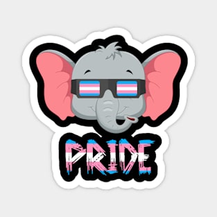 Elephant Transgender Flag Lgbt Magnet