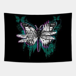 Glitch Wings Tapestry