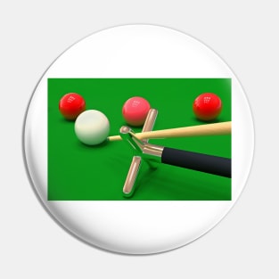 Snooker Balls and Table Pin