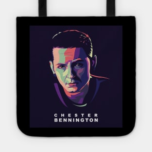 Chester Bennington In Pop Art Style Tote