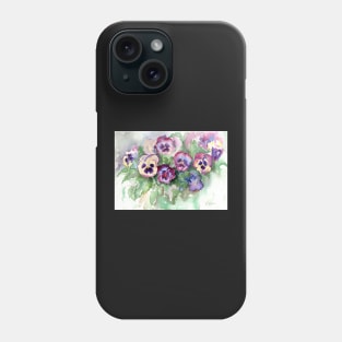 Pansies Phone Case