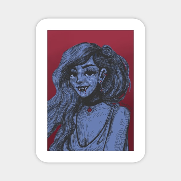 Marceline the Vampire Queen Magnet by Artistaquinterob