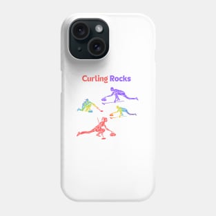 curling rocks Phone Case