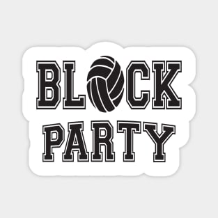 Block Party Volleyball Magnet