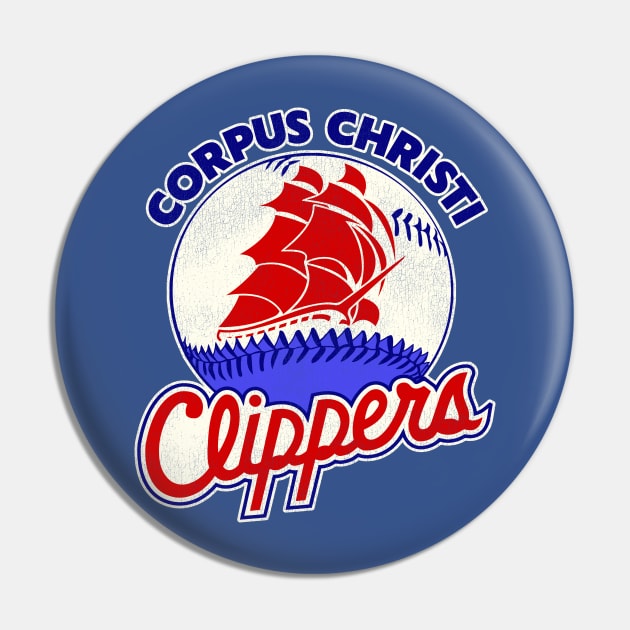 Defunct Corpus Christi Clippers Baseball Team Pin by Defunctland