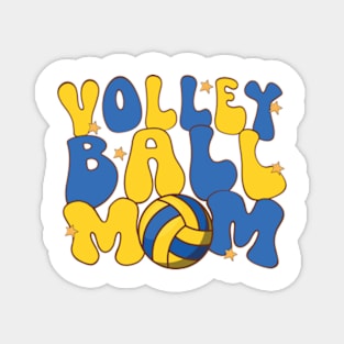 Volleyball Mom Ball Mama Retro Mothers Day Sport Lover Magnet