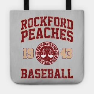 Rockford Peaches Baseball (Variant) Tote