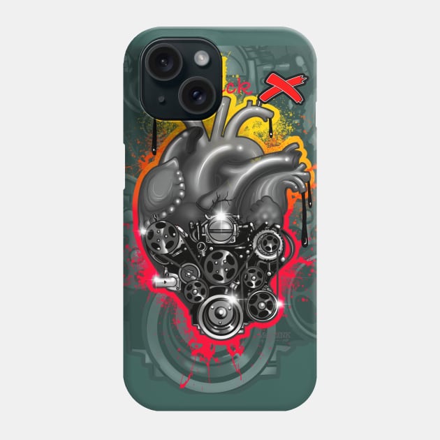 Love Sick X Phone Case by MetroInk