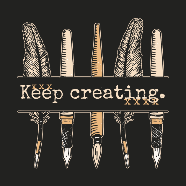 Keep Creating // Vintage Writing Pens and Quills by SLAG_Creative