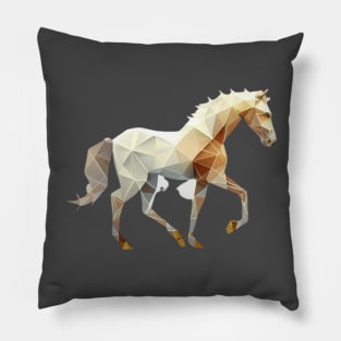 geometric horse Pillow