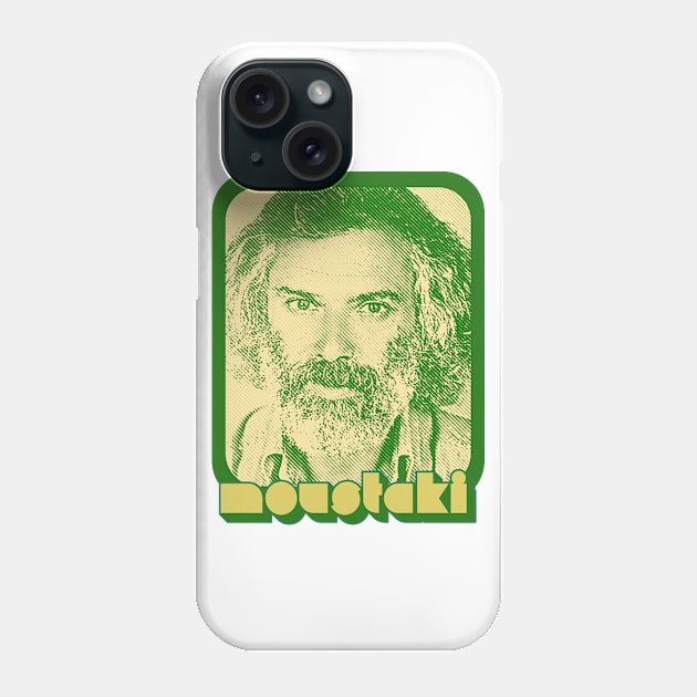 Georges Moustaki --- Retro Style Fan Art Design Phone Case by DankFutura