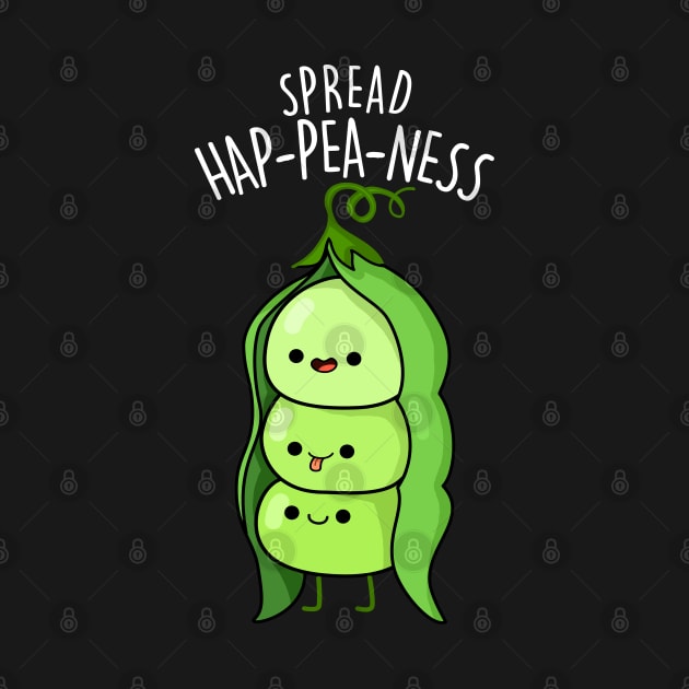 Spread Hap-pea-ness Cute Happy Peas Pun by punnybone