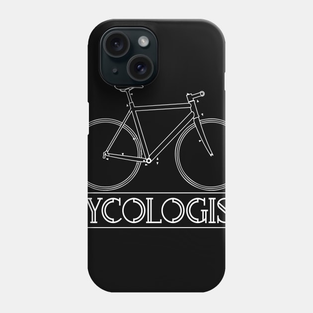 Cycologist - Vintage Retro Mountain Biking Gift Phone Case by biNutz