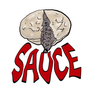 SAUCE - Beef pie - meat pie - graphic text T-Shirt