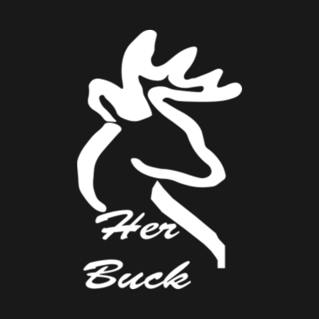 Her Buck His Doe Deer Antlers Couples Gift Her Buck His