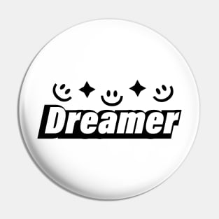 Dreamer artistic text design Pin