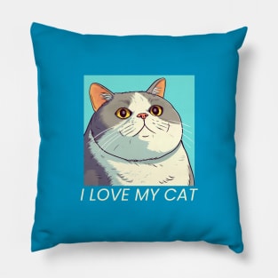 I love My Cat Pillow