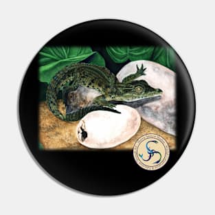 Baby Crocodile Hatchling Pin