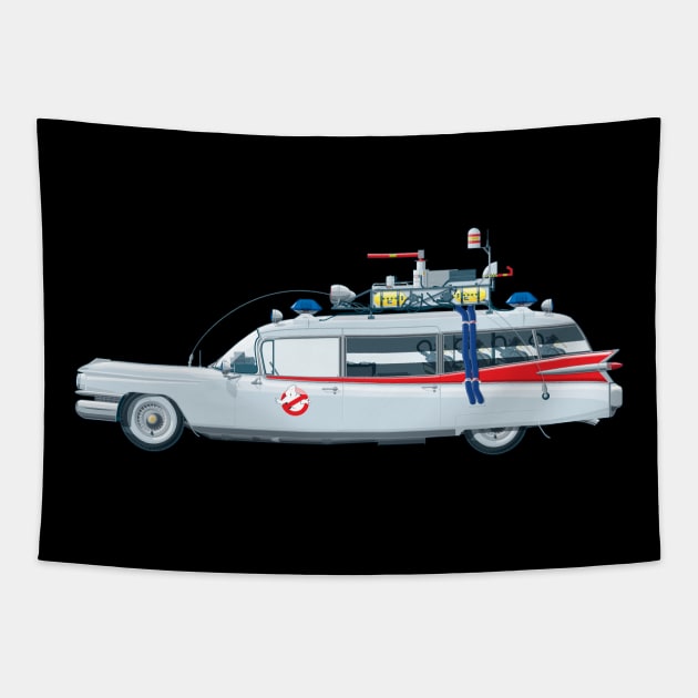 Ecto-1 Tapestry by Staermose