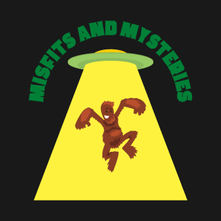 Bigfoot Alien Abduction T-Shirt