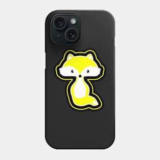 Yellow fox Phone Case