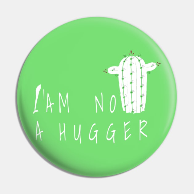 I am NOT a HUGGER Pin by AYN Store 