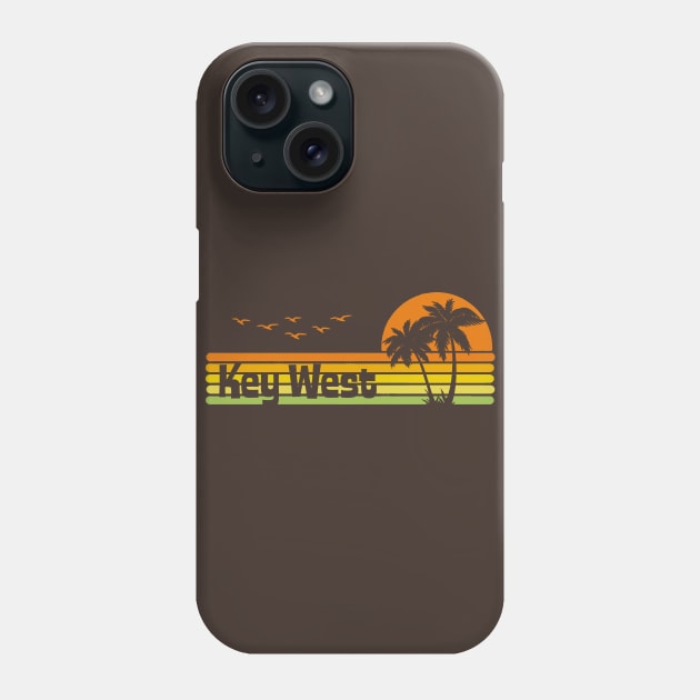 Vintage Retro Key West Phone Case by ThisIsFloriduhMan