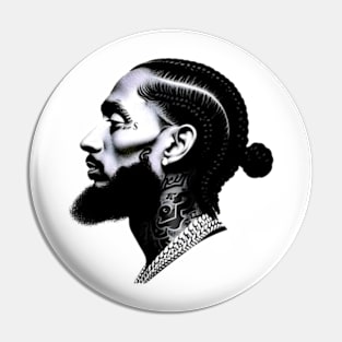 Nipsey Hussle Shirt | Vintage Rapper Pin