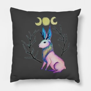 Magical Jackalope Pillow