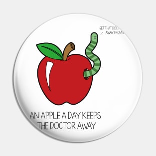 An Apple A Day Pin