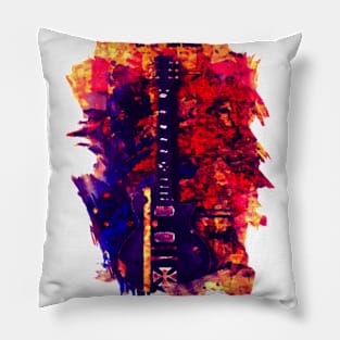 Colorful Guitar Pillow