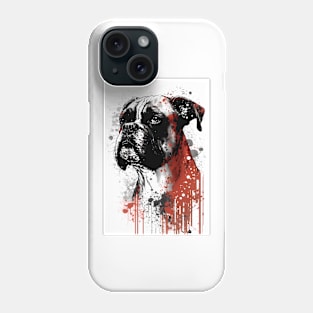 Boxer Dog Portrait Phone Case