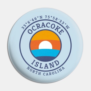 Ocracoke Island, North Carolina Sunrise Pin