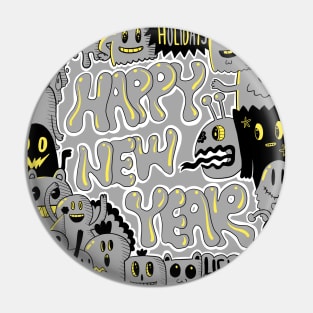 HAPPY NEW YEAR Pin