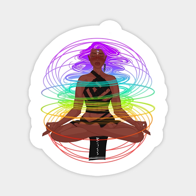 Activated Chakras Magnet by B!iss