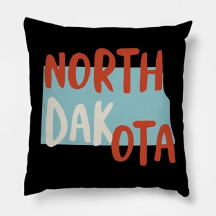 State of North Dakota Pillow