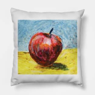 Red Apple Painting Pillow