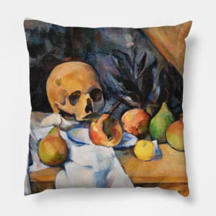 Paul Cezanne Nature Morte au Crane Painting Pillow