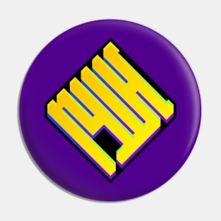 Yellow Sign Chromatic Pin