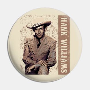 Hank Williams // Country music artist Pin