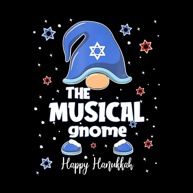 Funny The Musical Gnome Hanukkah Matching Family by eylaaadamf