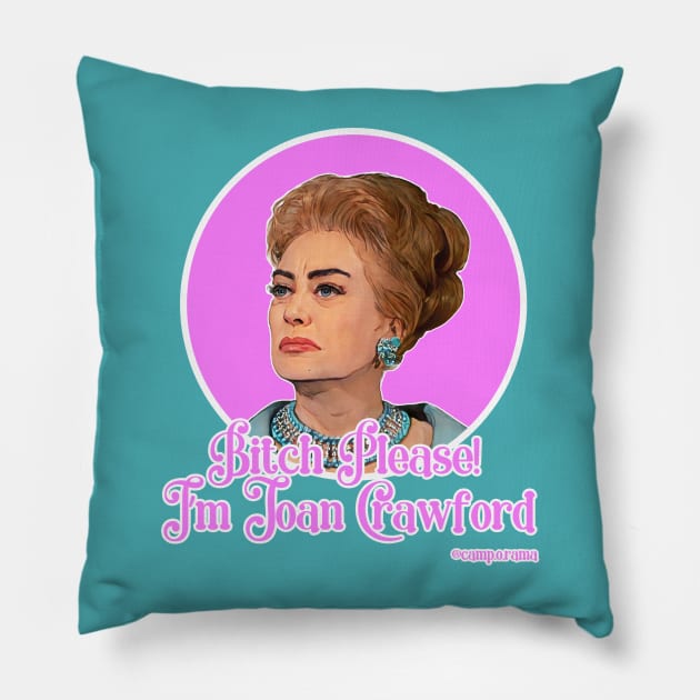 Joan Crawford Pillow by Camp.o.rama