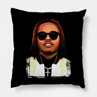 Gunna Pop Art Retro Style Pillow