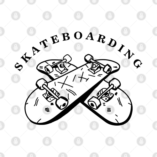 skateboarding by fabecco