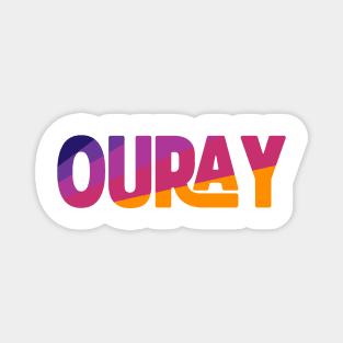 Ouray retro Magnet