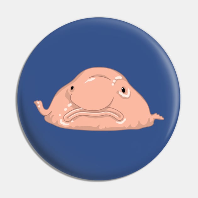 Blob Fish Pin by DeepFriedArt