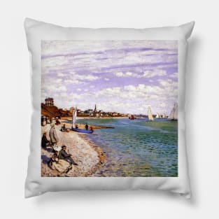 Regatta at Sainte-Adresse (Monet) Pillow